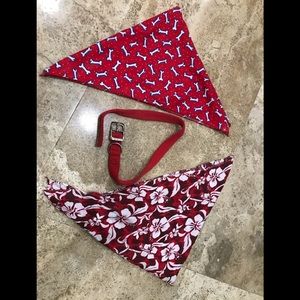 🐶 PET SUPPLIES - 3 Pc Dog Bundle - Scarves & Collar